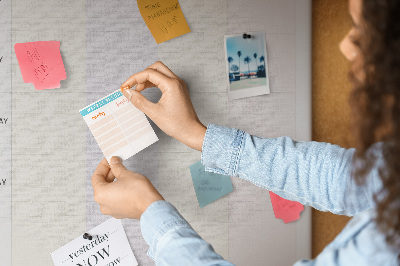 Pin board Minimalist planner