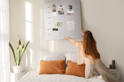 Pin board Minimalist planner