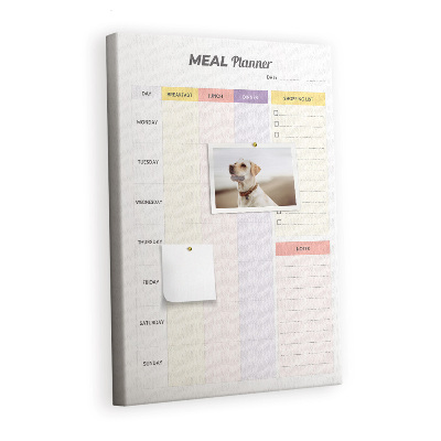 Pin board Food planner