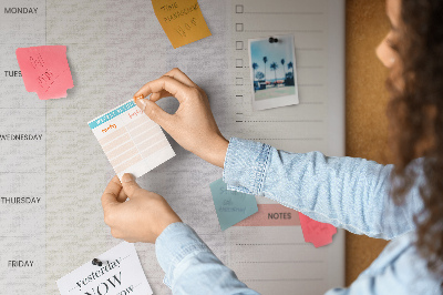 Pin board Food planner