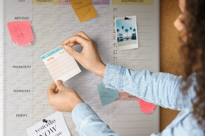 Pin board Food planner