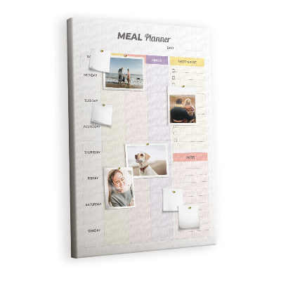 Pin board Food planner