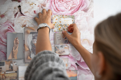 Cork memo board Roses