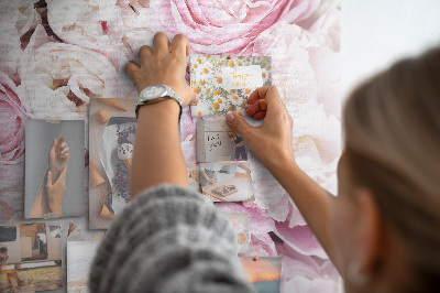 Cork memo board Roses