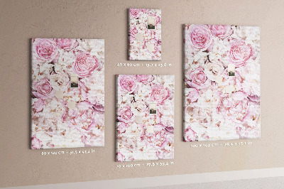 Cork memo board Roses