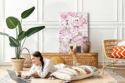 Cork memo board Roses