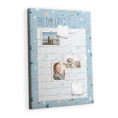 Cork pin board Cosmic planner