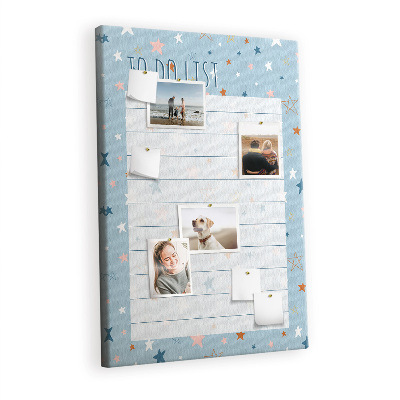 Cork pin board Cosmic planner