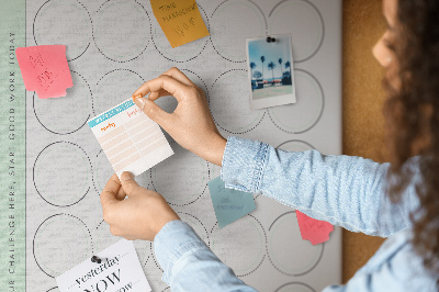 Cork board Challenge Tracker