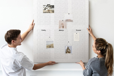 Cork pin board Vision board