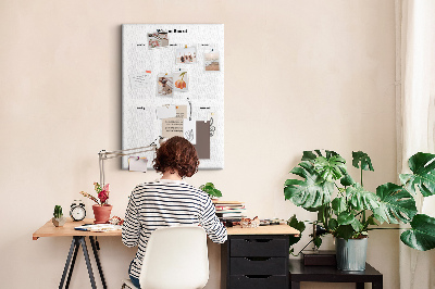 Cork pin board Vision board