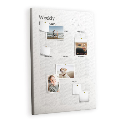 Cork memo board Planner Page