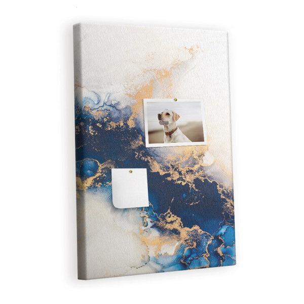 Cork memo board Marble abstract