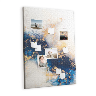 Cork memo board Marble abstract