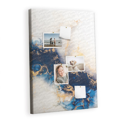 Cork memo board Marble abstract