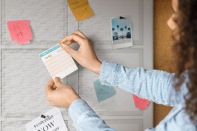 Cork notice board Vision board