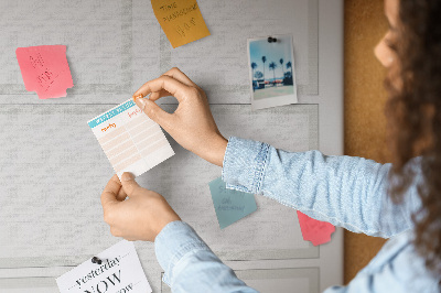 Cork notice board Vision board