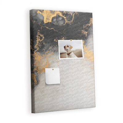 Cork memo board Abstract marble