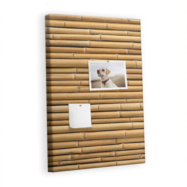 Cork display board Bamboo background