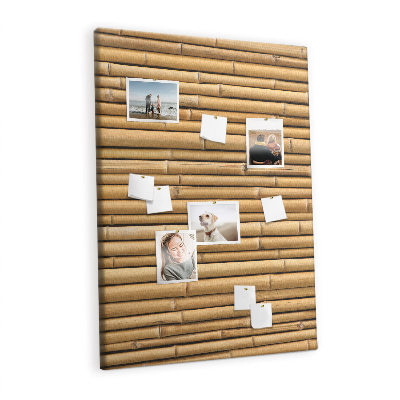 Cork display board Bamboo background