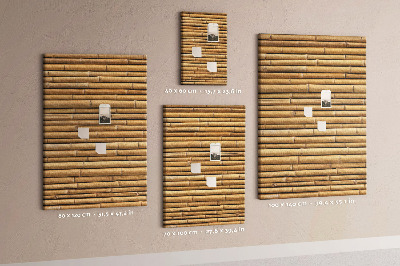 Cork display board Bamboo background