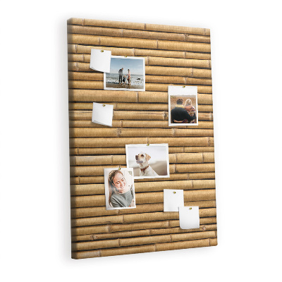 Cork display board Bamboo background