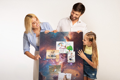 Cork display board Galaxy cosmos