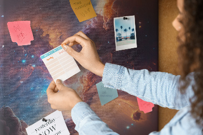 Cork display board Galaxy cosmos