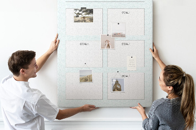 Cork memo board Vision board