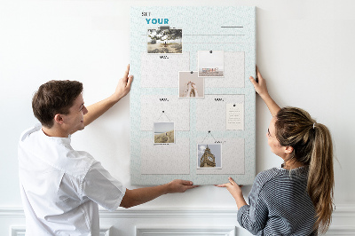 Cork memo board Vision board