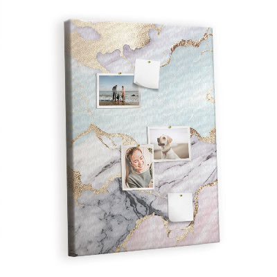 Cork memo board Marble