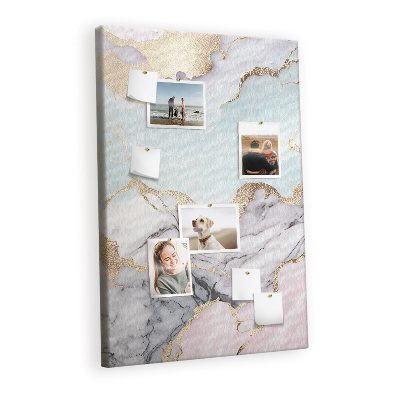 Cork memo board Marble