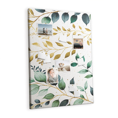 Cork pin board Floral pattern