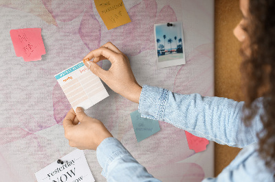 Cork board Watercolor flowers