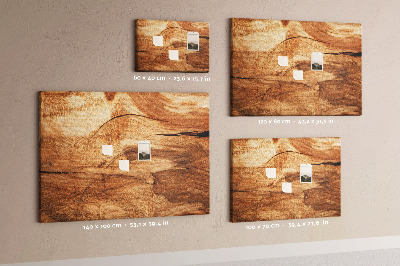 Cork memo board Wood texture
