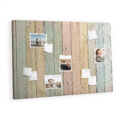 Pin board Wood paster colors