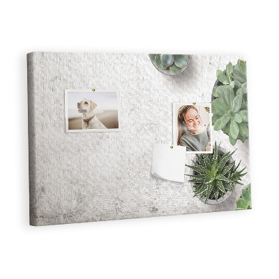 Decorative corkboard Decorative flowers