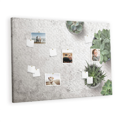 Decorative corkboard Decorative flowers