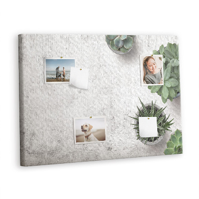 Decorative corkboard Decorative flowers