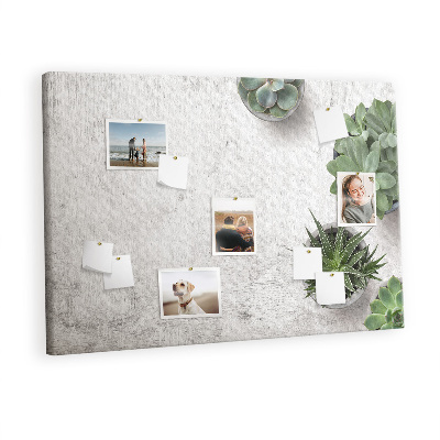 Decorative corkboard Decorative flowers