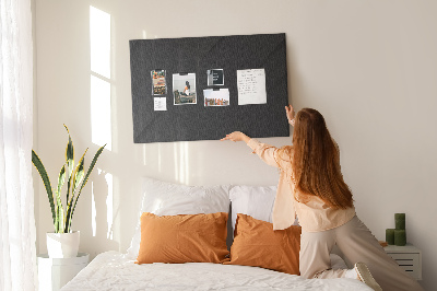 Cork display board Dark wall