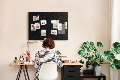 Cork display board Dark wall