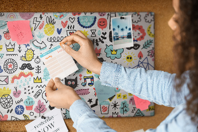 Pin board Summer doodles