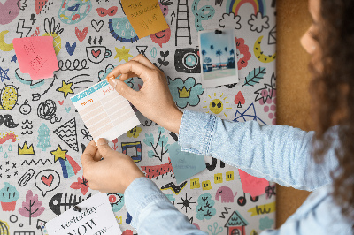 Pin board Summer doodles