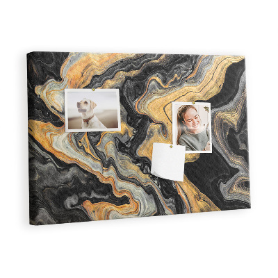 Pin board Gold marble abstract