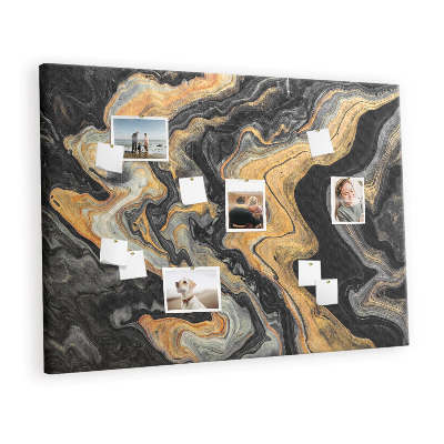 Pin board Gold marble abstract