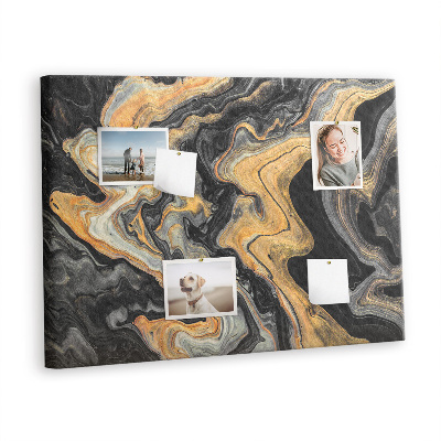 Pin board Gold marble abstract