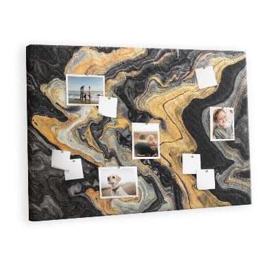 Pin board Gold marble abstract