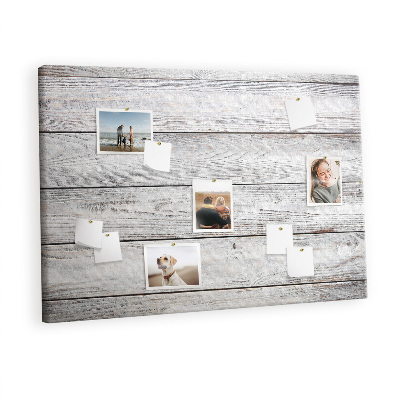 Pin board Colored wood planks