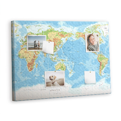 Pin board Pacific view map